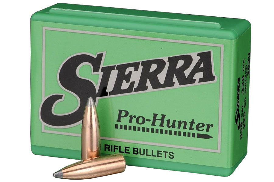 Sierra Bullets 30 CAL .308IN  150 GR Soft Point Pro-Hunter 100/BOX