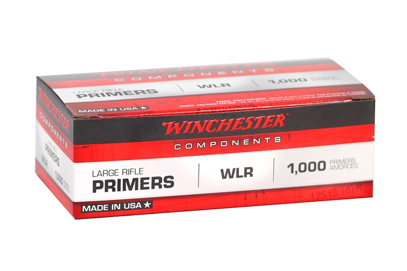 Winchester Large Rifle Primers 1000/Box