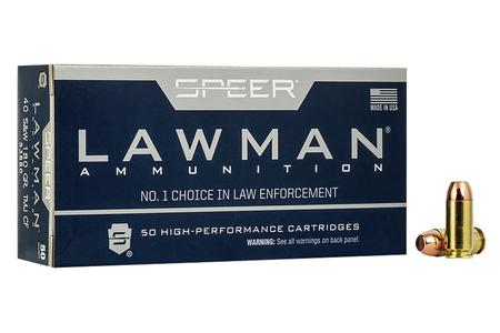 40 SW 180 GR TMJ LAWMAN CLEANFIRE