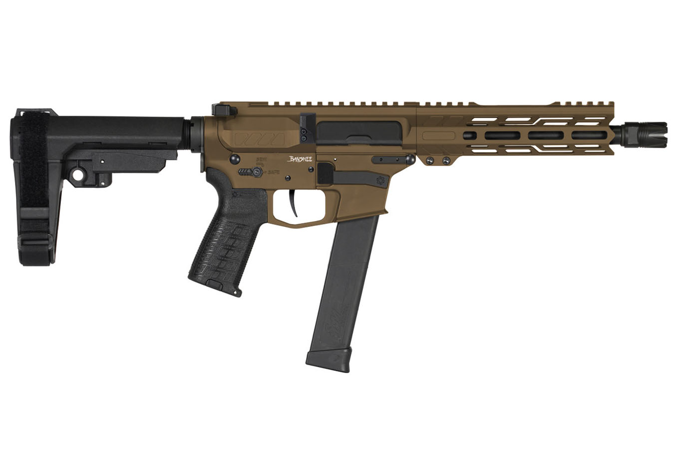 CMMG Banshee MK10 10mm AR-15 Pistol with Midnight Bronze Cerakote Finish and 8 Inch B