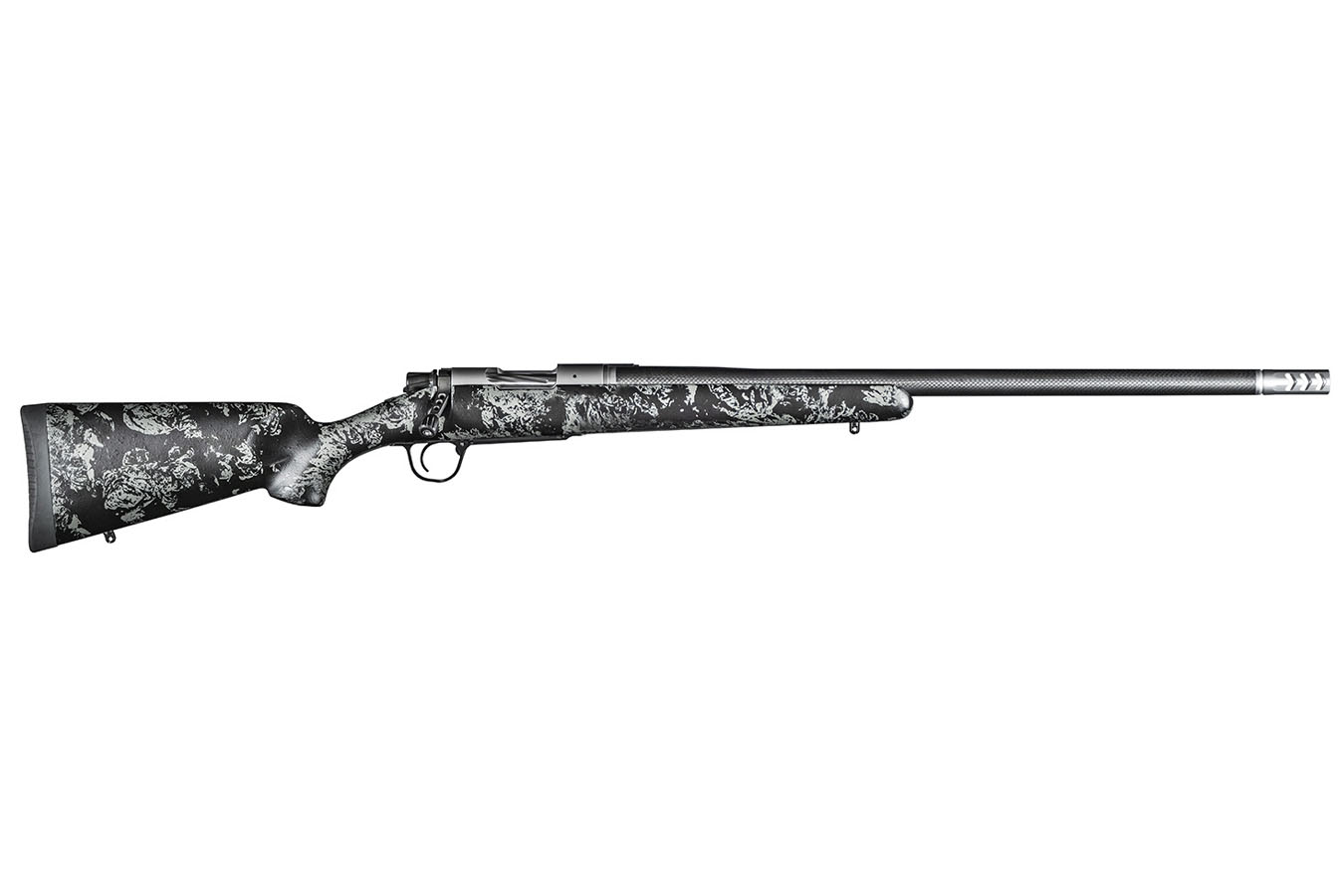 Christensen Arms Ridgeline FFT 6.5 PRC Bolt-Action Rifle with 20 Inch Carbon Fiber Wrapped Barrel and Black and Gray Stock