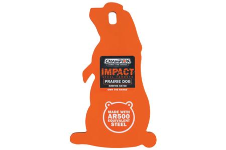  IMPACT 1/4 INCH STEEL HANGING PRAIRIE DOG TARGET