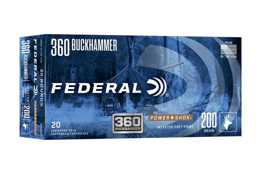 Federal 360 Buckhammer 200 gr Power-Shok 20/Box