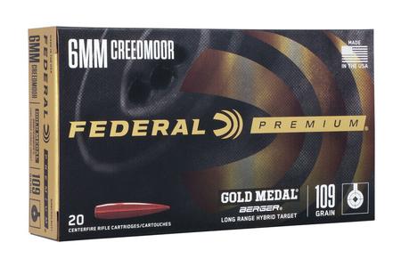 6MM CREEDMOOR 109GR BERGER LONG RANGE TARGET 