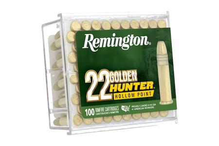 GOLDEN HUNTER 22LR 40GR PLATED HOLLOW POINT 