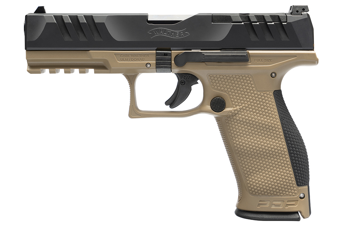 Walther PDP Full Size 9mm Pistol with 4.5 Inch Barrel and FDE Frame