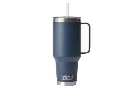 RAMBLER 42 OZ STRAW MUG NAVY