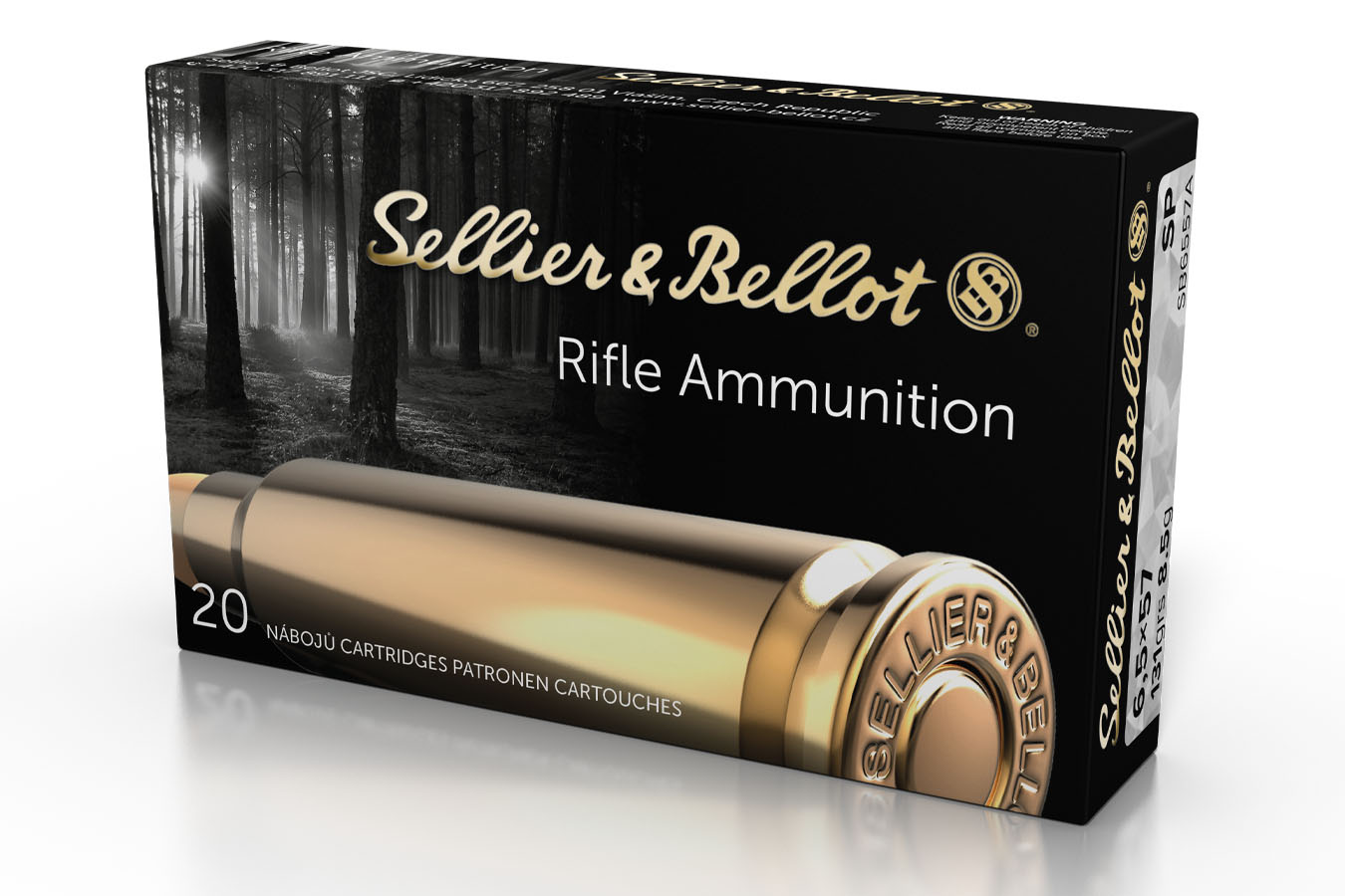 Sellier And Bellot 6.5x57mm 131 gr Soft Point 20/Box