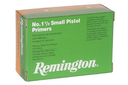 NO. 1 1/2 SMALL PISTOL PRIMERS