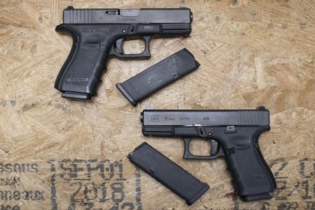 GLOCK 19 GEN4 9MM POLICE TRADE (VERY GOOD) NIGHT SIGHTS 