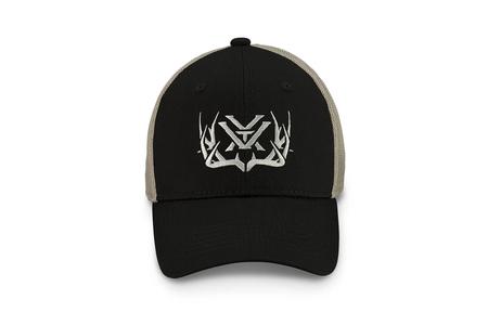 MENS FULL TINE CAP BLACK