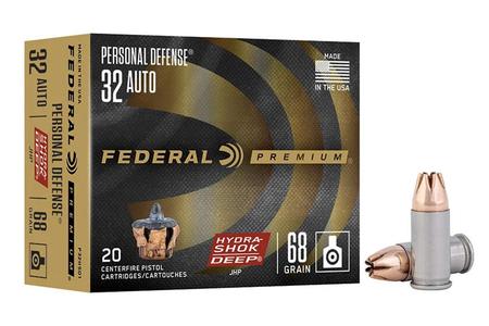 32 AUTO 68GR HYDRA-SHOK DEEP JHP