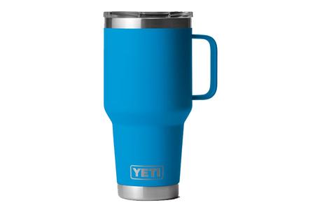 RAMBLER 30 OZ TRAVEL MUG BIG WAVE BLUE