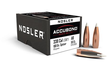 338 CALIBER 180GR ACCUBOND, 50/BOX