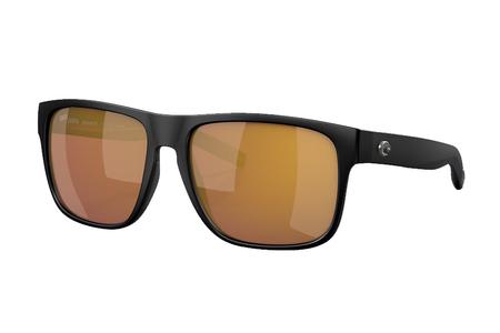 SPEARO XL MATTE BLACK WITH GOLD MIRROR LENSES