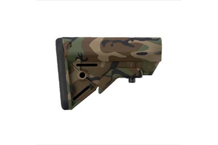 BRAVO STOCK (WOODLAND) MIL-SPEC SIZE 