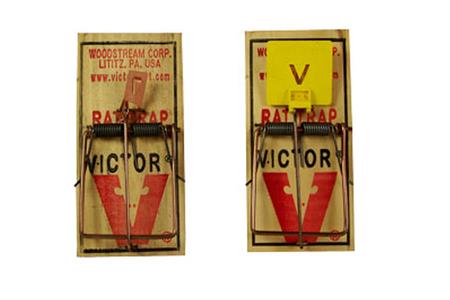 VICTOR RAT TRAP WITH STANDARD METAL PAN