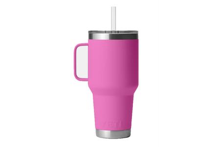 RAMBLER 35 OZ STRAW MUG WILDFLOWER FUCHSIA