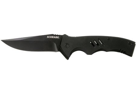 SW G10 UG DROP BLACK OXIDE KNIFE WITH DROP POINT BLADE