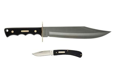 OLD TIMER 2-PIECE BOWIE ND FOLDER KNIFE SET