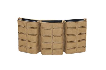 556 TRIPLE MAG POUCH COYOTE W 3 MALICE STRIPS