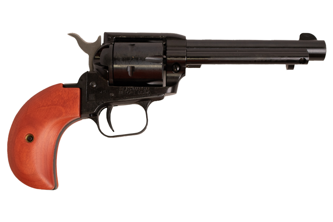 Heritage Rough Rider 22 LR/WMR Revolver with 4.75 inch Barrel and Cocobolo Bird Head Grip