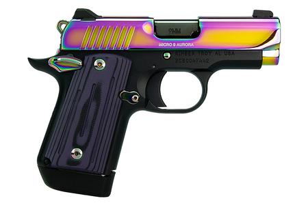 MICRO 9 AURORA 9MM 3.15` BARREL RAINBOW PVD G10 GRIPS