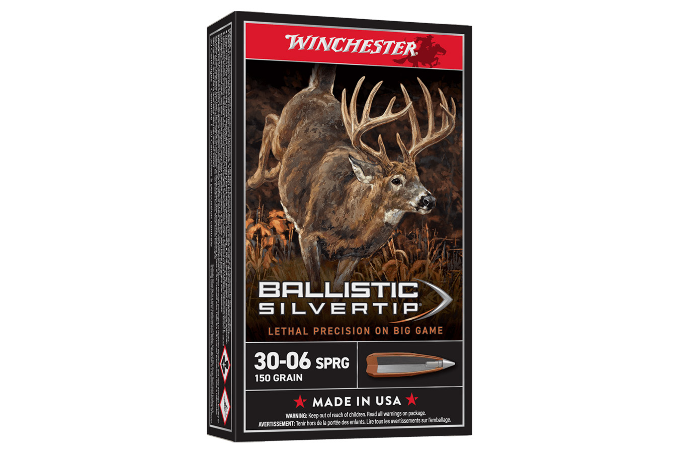 Winchester Ballistic Silvertip 30-06 Springfield, 150 Grain