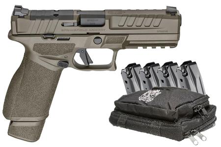 ECHELON 9MM OD GREEN OPTIC READY PISTOL WITH TACTICAL U-DOT SIGHTS