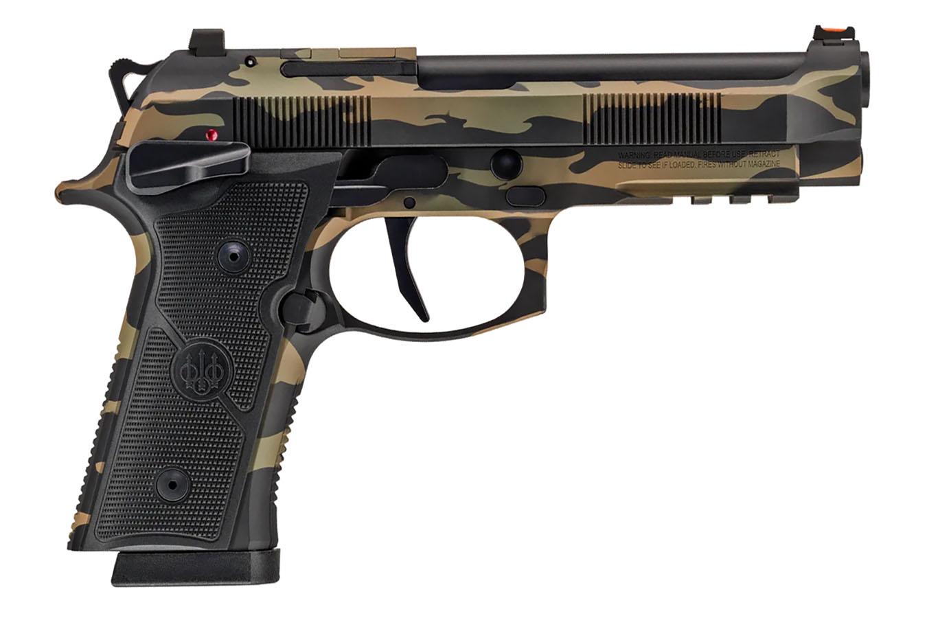 Beretta 92XI 9mm Semi-Auto Pistol with Vietnam Tiger-Stripe Camo Finish