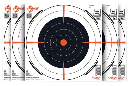 ALLEN 15334100 EZ AIM PAPER 12 X 12 BULLSEYE   100