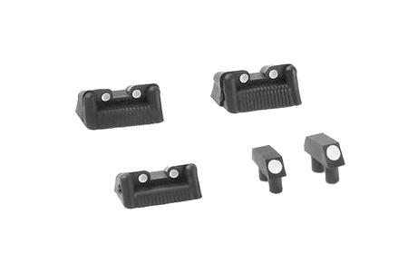 P11 SIGHT KIT BLACK| WHITE FRONT SIGHT WHITE REAR SIGHT