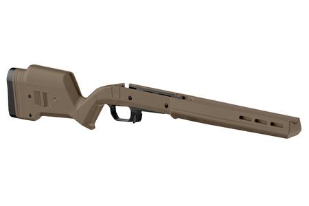 HUNTER 110 FLAT DARK EARTH SYNTHETIC FIXED WITH ALUMINUM BEDDING & ADJUSTABLE CO