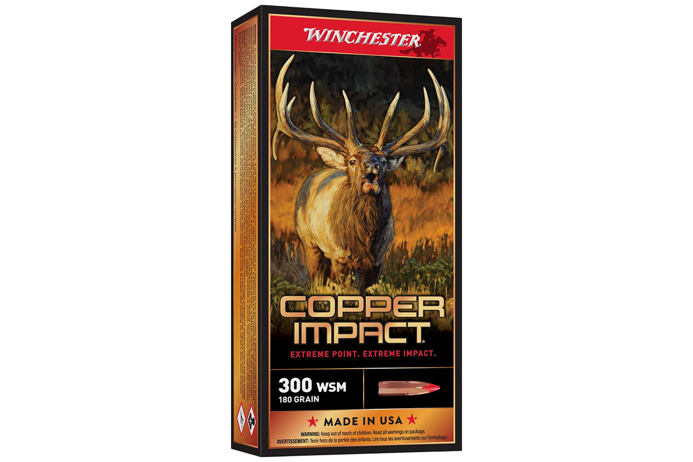 Winchester 300 WSM 180 gr CEP Copper Impact 20/Box