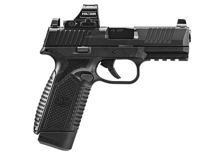 FN545 45 ACP, NMS, BLK/BLK, 2X10, HOLOSUN 407C