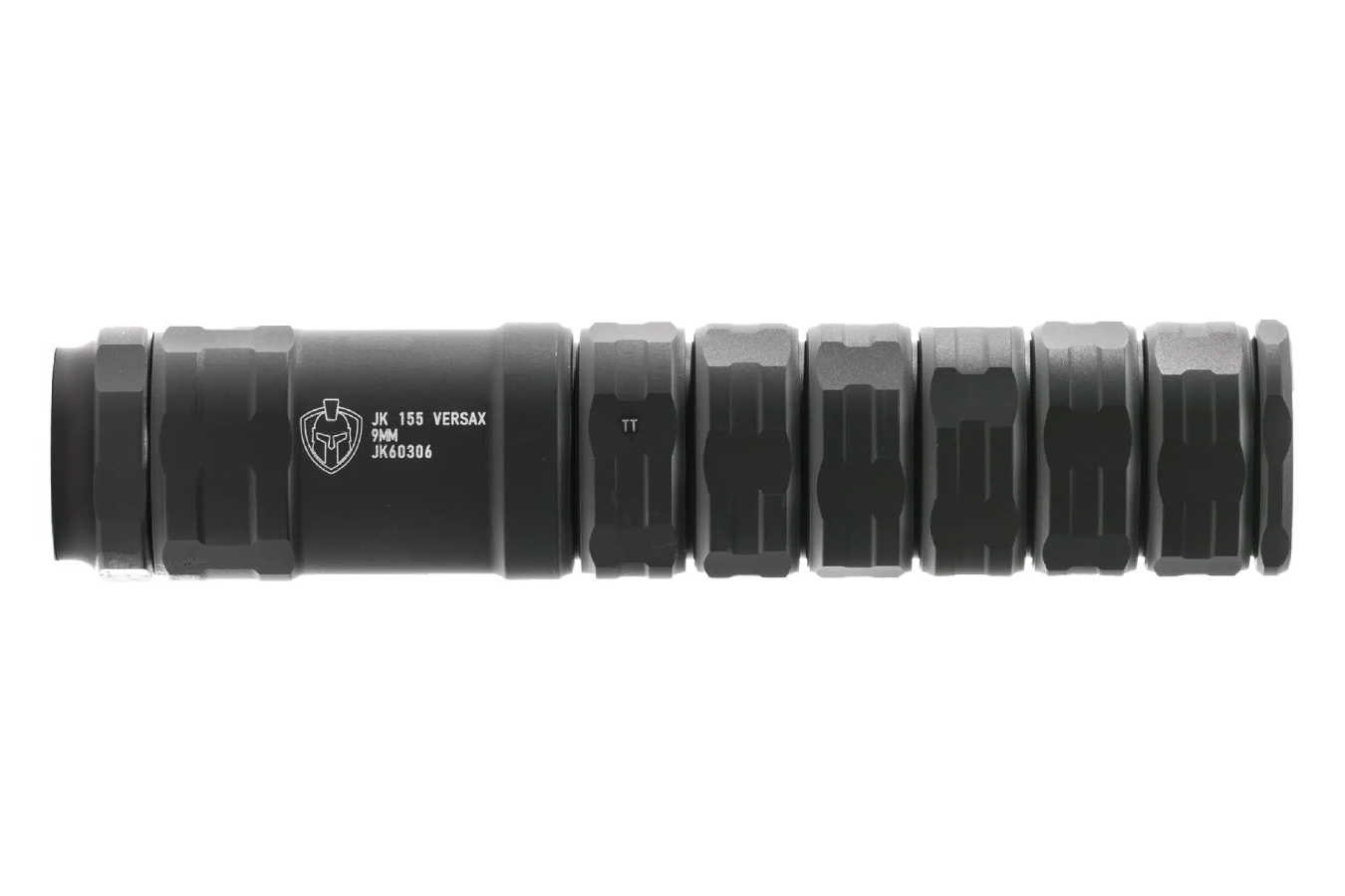 Jk Armament 155 VERSAX 9mm Modular Suppressor with LT Quick Attach Taper Mount