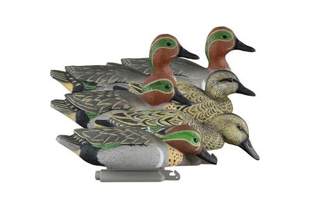 HIGDON 19943 STANDARD GRN WING TEAL FOAM FILL  6PK