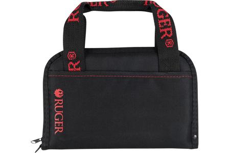 ALLEN 3645  RUGER PISTOL TOTE WITH POCKET BLK