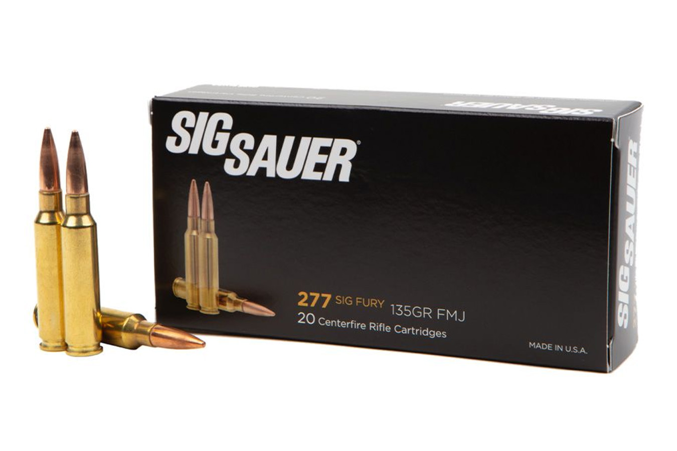 Sig Sauer 277 Sig Fury 135gr FMJ Elite Ball 20/Box