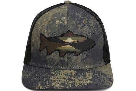 SUNSET TROUT PATCH HAT