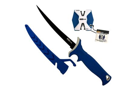 6.5 INCHY FIXED FILLET KNIFE W/ 2-STEP SHARPENER