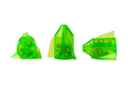 GREEN ROCKET RATTLE 10PK 