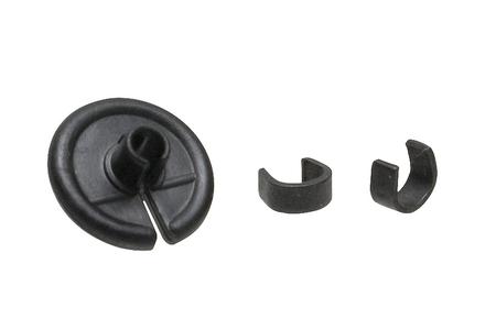 PIN POINT KISSER BUTTON BLACK 9/16 IN. 1 PK.