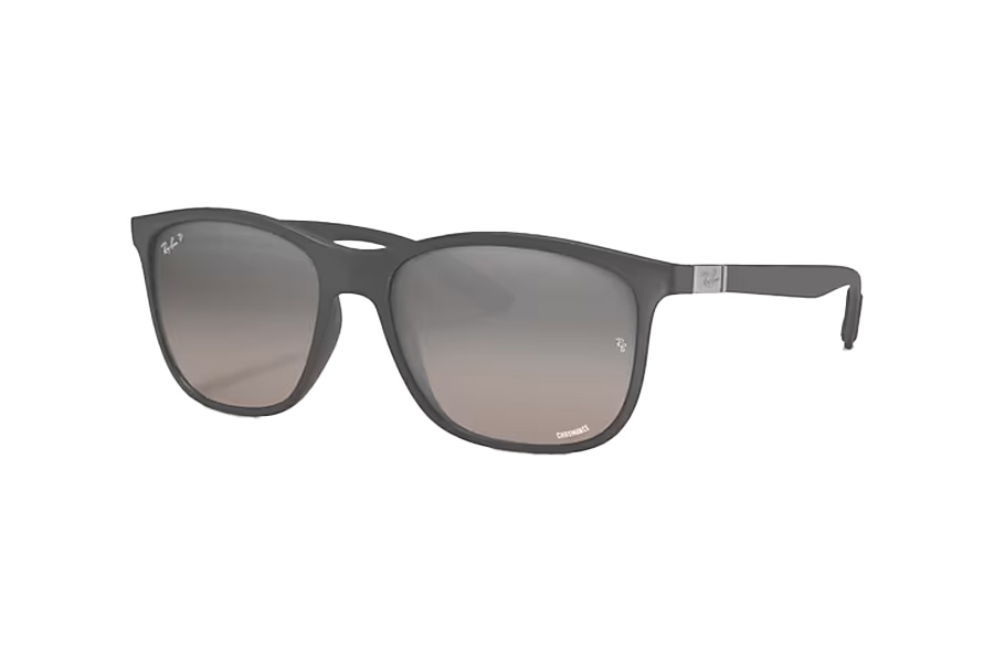 Ray-Ban RB4330CH CHROMANCE Grey with Silver Lenses