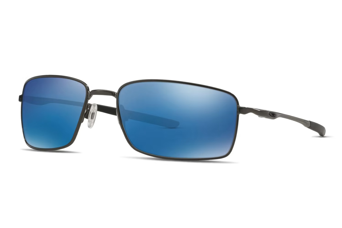 Oakley Square Wire Sunglasses with Blue Ice iridium Lenses and Gray Frame