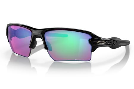 FLAK 2.0 XL POLISHED BLACK W/PRIZM GOLF LENSES