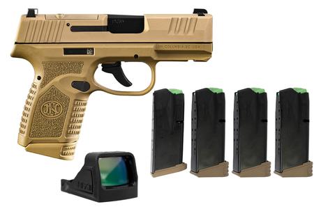 REFLEX 9MM NMS MRD FDE/FDE 4X10 VIR RED DOT