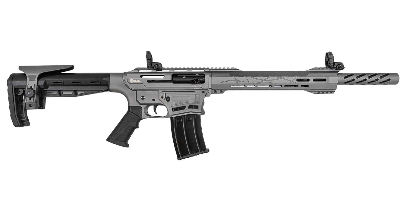 Citadel Boss-25 12 Gauge AR-Style Semi-Automatic Shotgun w/ Tactical Gray Cerakote Finis