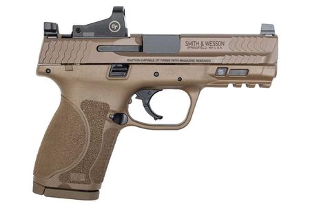 MP M2.0 COMPACT 9MM FDE 4` BBL W/CT RED DOT 15 RND MAG