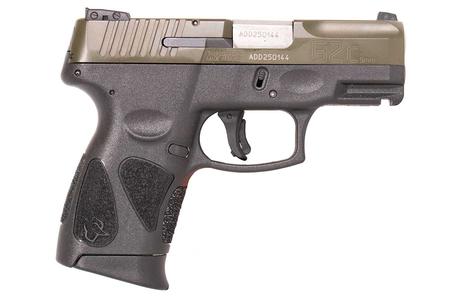 G2C 9MM BK CERAKOTE/MS GREEN 3.26 `` BL 2X12 RDS